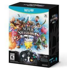 Nintendo Wii U Super Smash Bros for Wii U Controller & Adapter Bundle [In Box/Case Complete]